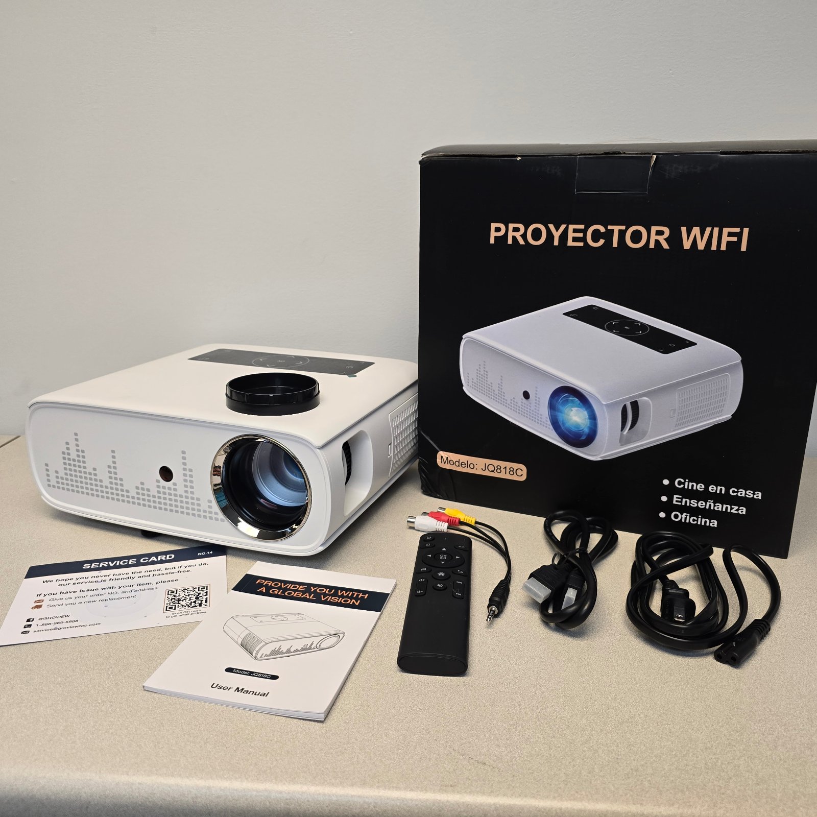WiFi Projector JQ818C Home Cinema Office