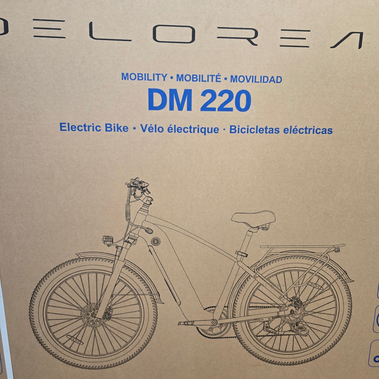 DeLorean DM 220 Electric Fat Tire Bike 🚲