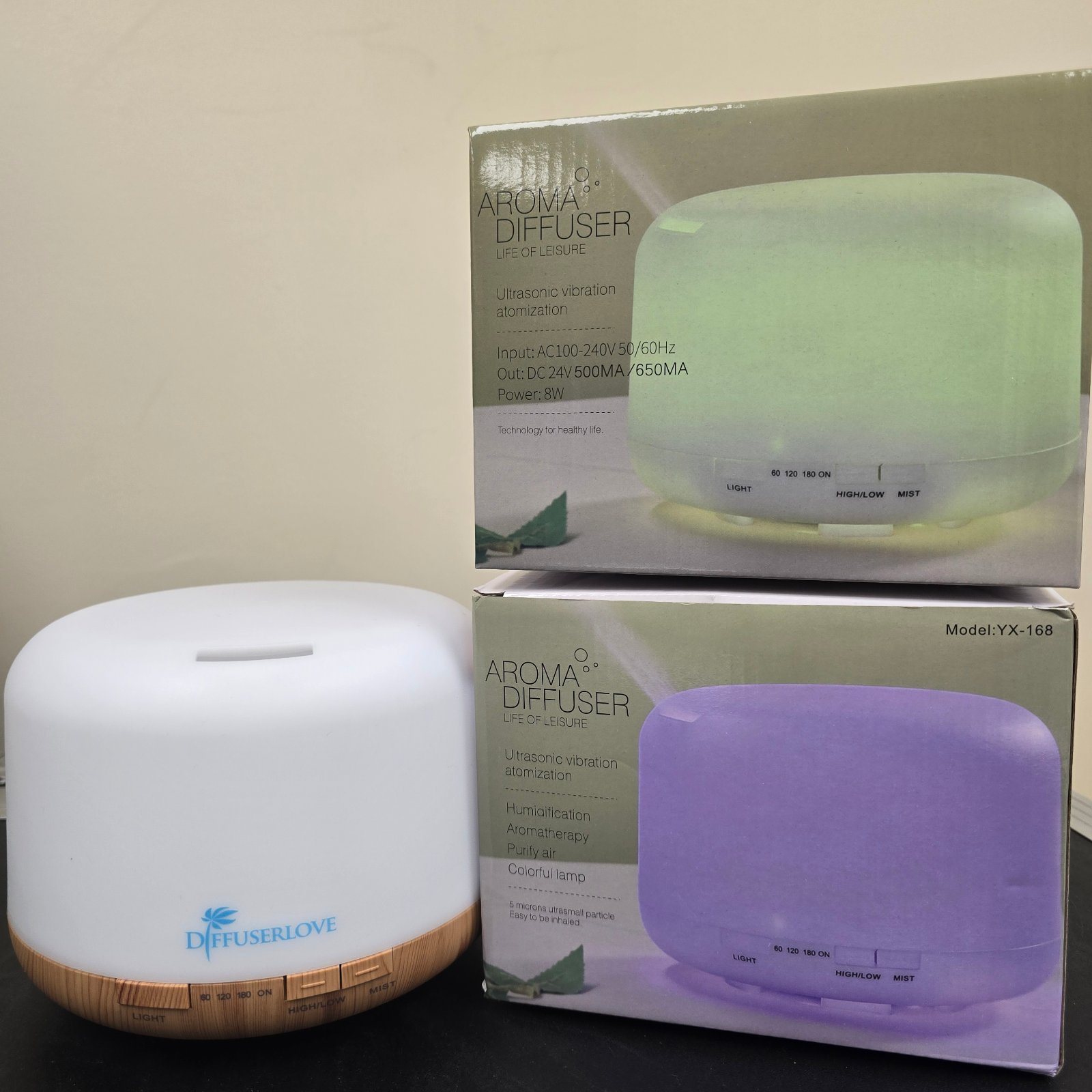 💧 DIFFUSERLOVE Aroma Diffuser Ultrasonic Humidifier with Remote Control